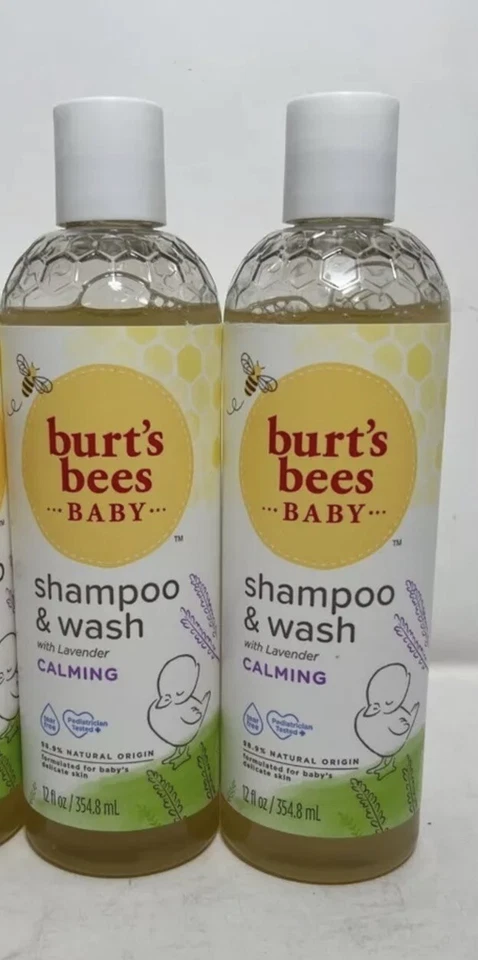 Champú y lavado para bebés Burt's Bees, calmante 12 oz (paquete de 2) Foto 1 de 1