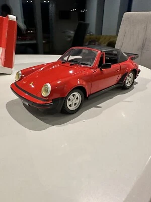 Tonka Polistil Classic Porsche 911 Cabriolet 1:16 Diecast Model Car Not 1/18 - Image 1 of 4