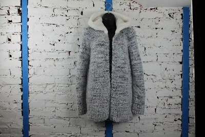 Cárdigan para mujer Absolutely Famous con capucha multicolor Sherpa talla S Foto 1 de 4
