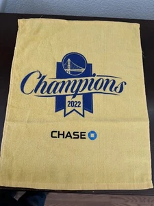 Golden State Warriors 2022 Asciugamano da campionato inseguimento - Foto 1 di 1