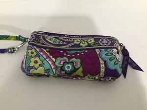 VERA BRADLEY PULSERA FLORAL CREMALLERA SUPERIOR CARTERA CLUTCH - Imagen 1 de 3