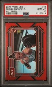 Erin Blanchfield 2023 Panini Prizm UFC #12 Rookie Red Prizms #/199 PSA 10 GEM MT - Picture 1 of 2