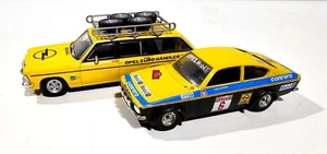 OPEL KADETT COUPE' GTE/ADMIRAL CARAVAN-SOLIDO 70-1/43-10°RALLYE ISOLA D'ELBA '77 - Foto 1 di 22