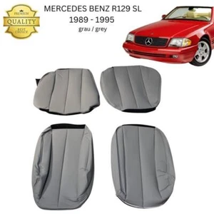 Mercedes-Benz R129 Sl Seat Covers Set 1989 - 1995 Grey/Grey - Picture 1 of 3