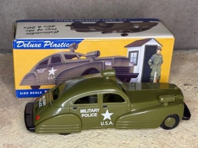 Dimestore Dreams, coche de policía militar de plástico de lujo del ejército de Estados Unidos, 1/43 Foto 1 de 2