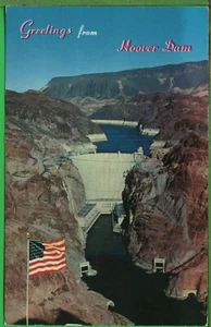 De colección Nevada NV Postal Hoover Presa Outlet Túneles Arizona Nevada Publicado 1960 - Imagen 1 de 4