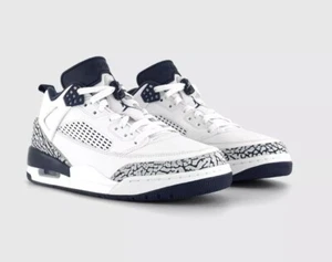 Jordan Spizike Zapatillas bajas "Blanco/Platino puro/Obsidiana" para hombre Reino Unido 8,5 - Imagen 1 de 5