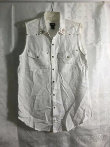 H&M women sleeveless shirt tank top blouse size 10, 040WFT03 - Picture 1 of 7