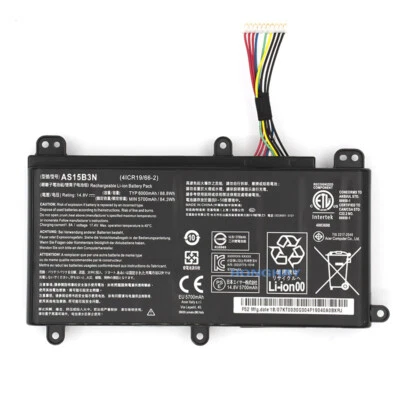 Genuine 88.8W AS15B3N battery for Acer Predator 17 15 G9-591-713C 17 G9-792-72S6 - Image 1 of 3