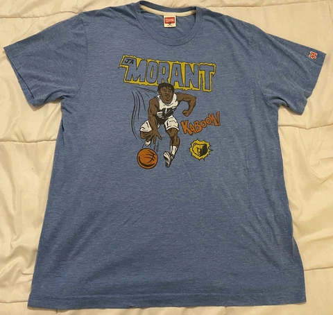 Memphis Grizzlies JA MORANT Comic Book Sz XL T-Shirt Kaboom! Homage Brand NBA Cover