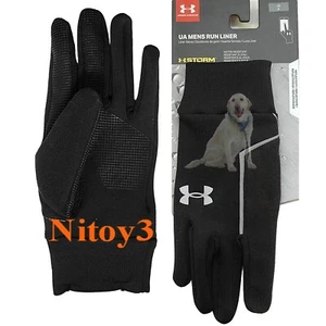 Under Armour Storm ColdGear Infrared Run Gloves-Men Large: 8-1/4_8-3/4” - Picture 1 of 1