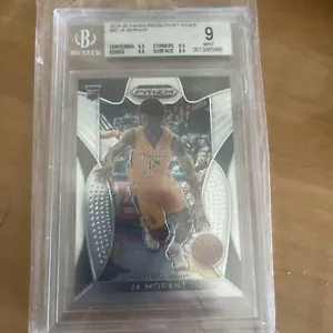 JA MORANT 2019 PANINI PRIZM 1ST GRADED 10 ROOKIE CARD RC #65 BECKETT 9 - Picture 1 of 3