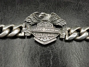 Armkette HD, Harley Davidson, 925 Silber, Harley-Adler, 22 cm - Bild 1 von 8