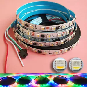 12V/24V TM1814 IC 5050 LED Pixel Strip Light 4 in 1 RGBW RGBWW Tape Addressable - Picture 1 of 12