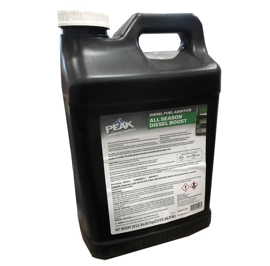 2.5gal Jug Peak All Season Diesel Boost With Injector Cleaner & Cetane Booster - Image 1 of 1