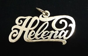 14K yellow gold HELENA pendant charm - 1g - Pre-owned - Picture 1 of 9