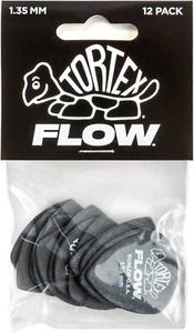 Dunlop 558P135 Tortex Flow Standard 1.35mm - 12 x Guitar Picks Player Pack - Picture 1 of 3