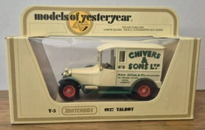 Y 5 1927 Talbot Van Chivers & Sons Models of Yesteryear Matchbox in I Box - Bild 1 von 2