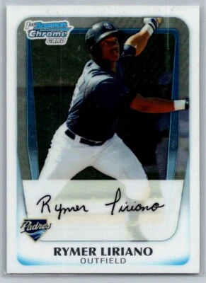 Autógrafos Bowman Chrome Prospect 2011 Rymer Liriano San Diego Padres #BCP101 Foto 1 de 2