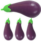 4pcs Eggplant Stress Toy Soft Ball Sand Filled Rubber Kids Adults Party Supply