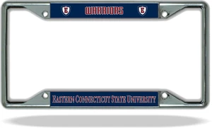 Marco de placa de matrícula Eastern Connecticut State WARIORS - Imagen 1 de 1