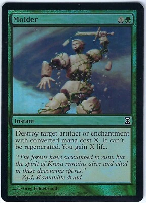 FOIL Molder Time Spiral Common – MTG Magic the Gathering Card - Image 1 of 2