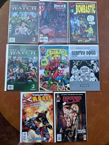 Lote de 8 cómics The Watch, House of M, Bombastic, Brodie's Law, Argus, Scurvy Dogs - Imagen 1 de 4