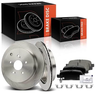 Rotores de freno de disco traseros y pastillas de freno de cerámica para Suzuki Grand Vitara 2009-2013 Foto 1 de 4