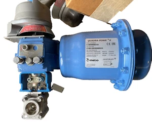 11/2" 1500 3 PC SW 316 SS CONTROL BALL VALVE JAMESBURY W METSO ACTUATOR QPX2B/MC - Picture 1 of 4