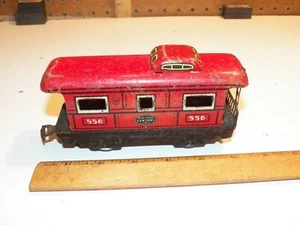 Vintage MARX Tin Train Caboose - New York Central Lines #556 - Picture 1 of 6