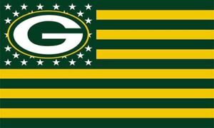 Green Bay Packers Flag 3x5 ft Banner NFL free shipping. USA seller!!!