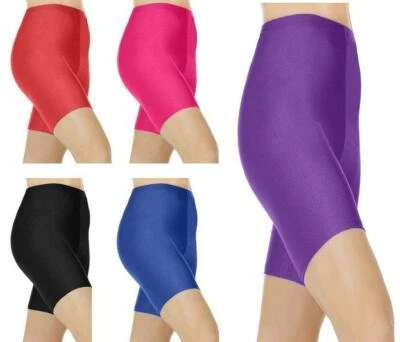 FNA FASHIONS Mädchen Kinder Lycra Schule Sport Radfahren Fitnessstudio Spiele Tanz aktive Shorts 3-13 Jahre