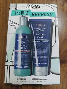 Kiehl's Facial Fuel Starter Kit For Men Face Wash & Moisture Treatment Sealed - Picture 1 of 11