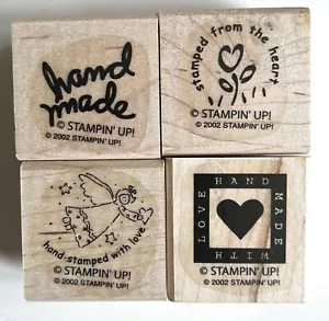 Stampin' Up 2002 "Fatto a mano con amore" (4 francobolli) - Foto 1 di 3
