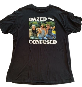 Camiseta negra para hombre XL Dazed and Confused Movie años 90 Weed School Ripple Junction - Imagen 1 de 5