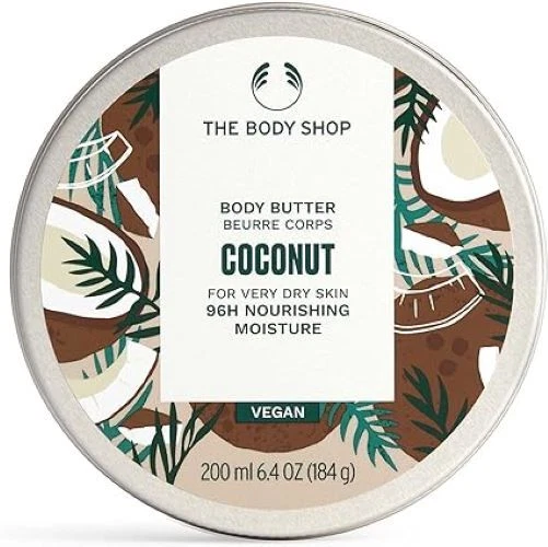 Coconut Body Butter Vegan Dry Skin 96h Moisture 200ml by The Body Shop
