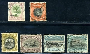 NORTH BORNEO 1894 3c TO 18c FINE USED - Picture 1 of 2