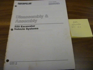 CAT Caterpillar 225 Excavator Vehicle Sys Disassembly Service Repair Manual 51U - Picture 1 of 1