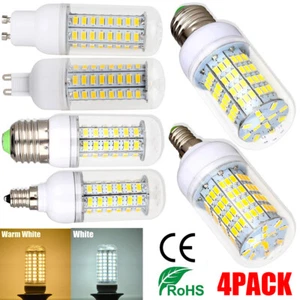 4X E27 B22 GU10 E14 G9 SMD5730 7W-30W 220V LED Corn Bulb Lamp Leuchte Glühbirne - Bild 1 von 18