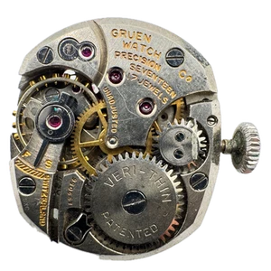 Vintage 19mm Gruen Veri-Thin Mechanical Men's Wristwatch Movement 430 Swiss - Picture 1 of 2