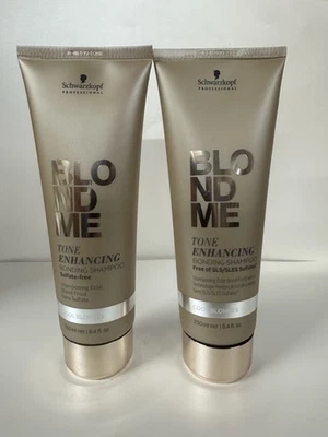 2 Pack -- Schwarzkopf Prof BlondMe Tone Enhancing Shampoo Cool Blondes 8.4 fl oz - Image 1 of 3