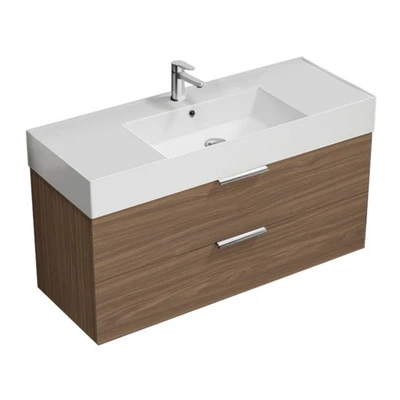 Nameeks Derin-4818-W Derin 48" Wall Mounted Single Basin Vanity - MultiColor - Image 1 of 4