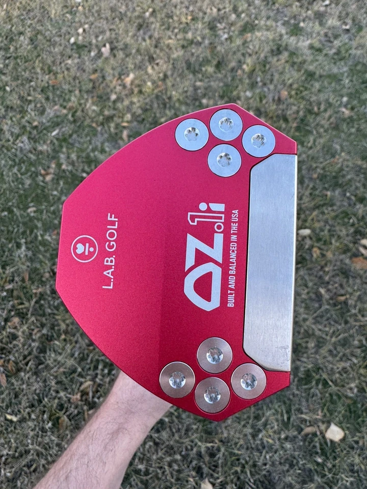 LAB Golf Red OZ.1i Putter 35" 69* Lie 2° Press Pistol Grip  - Image 1 of 4