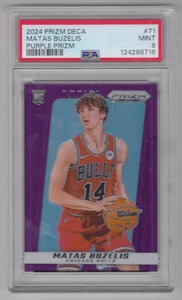 2024/25 PANINI PRIZM DECA MATAS BUZELIS PÚRPURA RC NOVATO PSA 9/99 BULLS - Imagen 1 de 1