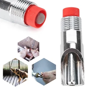 Chic Nipple Drinker Waterer Tools Steel 1/2" PT Thread Pig Hog Automatic 10PCS - Picture 1 of 7