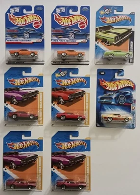 Lote de 8 Hot Wheels 1998-2012 primera edición. & Nuevos Modelos 70-71 Plymouth Road Runner  Foto 1 de 4