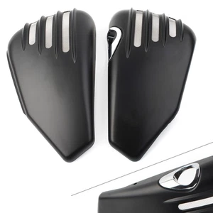 Mattschwarz Batterieseitenabdeckungsschutz Für Harley Sportster Modelle 04-13 - Picture 1 of 7