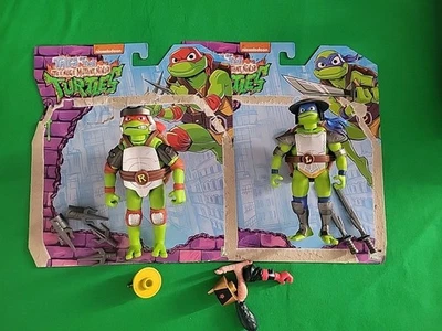 ☆2025 Figuras de las Tortugas Ninja Blindadas de Rafael y Leonardo de Tales Of The Tmnt☆ Foto 1 de 4