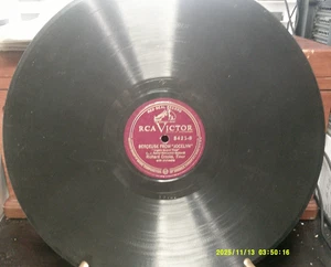 BERCEUSE FROM JOCELYN, MANON LE REVE, RICHARD CROOKS RCA 8421    12 IN 78 RPM - Bild 1 von 1