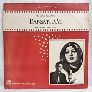 Barsat Ki Rat  LP Vinyl Record Music Roshan Bollywood 1960 Hindi Film Indian EX - Picture 1 of 8